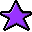 star, bookmark, purple, Favourite Black icon
