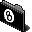 Folder, Eight Black icon