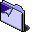 Folder, peel, purple Lavender icon