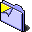 Folder, yellow, peel Lavender icon