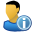 Information, about, person, male, profile, member, user, people, Human, Account, Man, Info SteelBlue icon