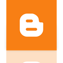 Mirror, blogger, google DarkOrange icon