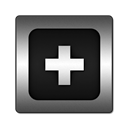 Logo, square, netvibes Black icon