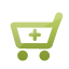 plus, Cart, commerce, shopping cart, shopping, Add, buy DarkKhaki icon