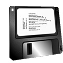 disc, Disk, save, Sh, Floppy Black icon