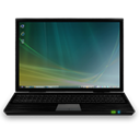 Laptop, Computer, Black DarkSlateGray icon