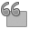 blockquote Silver icon
