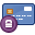 card, Credit card, check out, Front, payment, pay, secure Icon