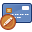 check out, write, card, Front, Edit, Credit card, payment, pay, writing SteelBlue icon