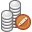 Stacks, writing, payment, coin, silver, Money, Cash, Currency, write, pay, Credit card, Edit, check out Gray icon