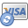 payment, share, check out, card, visa, pay, Credit card Icon