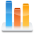 statistics, Stats, Stats graph CornflowerBlue icon
