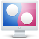 monitor, flickr, Computer, Social, screen, Display Gainsboro icon