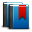 Library, bookmark, Favorite, bookmarked DarkSlateGray icon