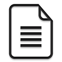 document, paper, File Black icon