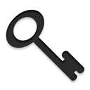 password, Key Black icon