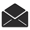 Email, open, Message, mail, Letter, envelop Black icon