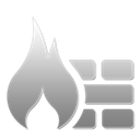 Firewall Black icon