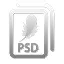 Psd Black icon