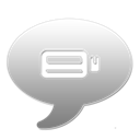 ichat Black icon