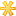 new, Asterisk, yellow Orange icon