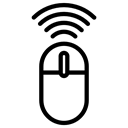 Wireless Connectivity, Mouses, Computers, technology, computer mouse, Mouse Clicker Black icon