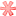 red, Asterisk LightPink icon