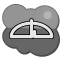 weather, deviant, Cloud, climate DimGray icon