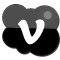 Cloud, Vimeo, climate, weather DarkSlateGray icon