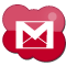 envelop, Email, Letter, Message, weather, climate, mail, Cloud Firebrick icon