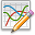 write, curve, Edit, writing, graph, chart Gainsboro icon