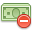 Del, remove, Cash, delete, coin, Money, Currency DarkSeaGreen icon