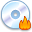 Cd, Disk, disc, save, Burn Black icon