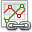 line, Link, graph, chart Icon