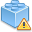 Error, warning, exclamation, Alert, wrong, Brick LightSkyBlue icon