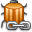 Link, bug Black icon