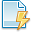 Page, lightning Lavender icon