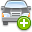 Add, Automobile, Car, vehicle, transportation, plus, transport Black icon