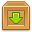 Down, fall, Descend, download, descending, Decrease, Box Peru icon