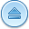 Eject, Control, Blue SteelBlue icon