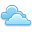 Cloud, weather, climate LightSkyBlue icon