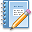 writing, Edit, write, report LightBlue icon