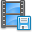 film, movie, save, video DimGray icon