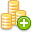 Cash, Currency, Add, coin, plus, Money Icon