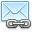 Email, Letter, mail, envelop, Message, Link LightCyan icon