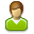 Account, people, user, green, Human, profile Black icon