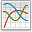 chart, curve, graph Gainsboro icon