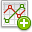 line, Add, chart, graph, plus Gainsboro icon