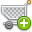 commerce, Cart, shopping cart, shopping, Add, plus, buy DarkGray icon