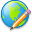writing, globe, earth, world, Edit, write Icon